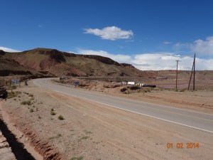 Looking east from Hotel Susques