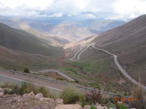 Descent into Purmamarca